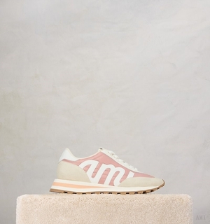 Ami Paris Ami Rush Sneakers Rose Femme | ZGX-20872574