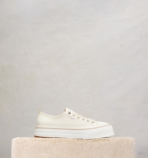 Ami Paris Low Top Ami Sn1980 Sneakers Blanche Femme | CFF-52844816