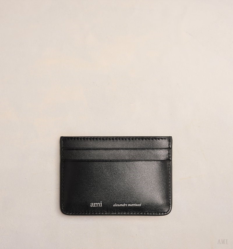 Ami Paris Ami Card Holder Noir Femme | VDK-03377663