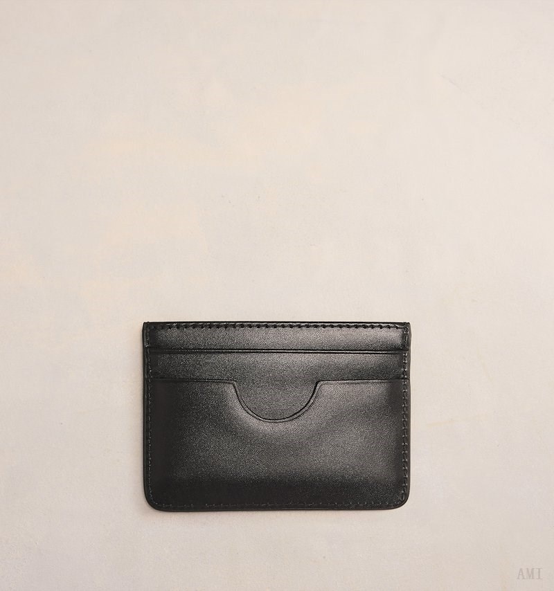 Ami Paris Ami Card Holder Noir Femme | VDK-03377663