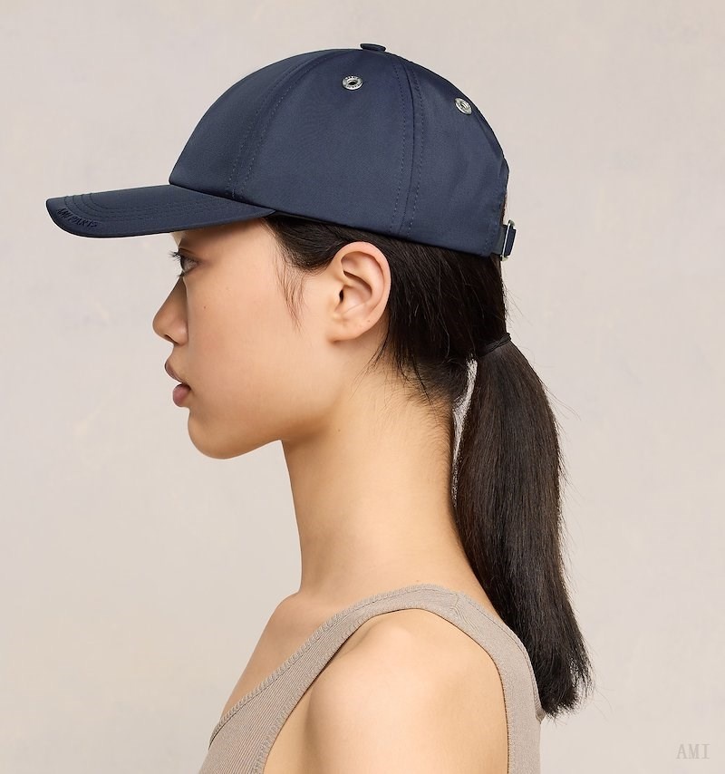 Ami Paris Ami Paris Visor Cap Bleu Femme | BIL-48260329