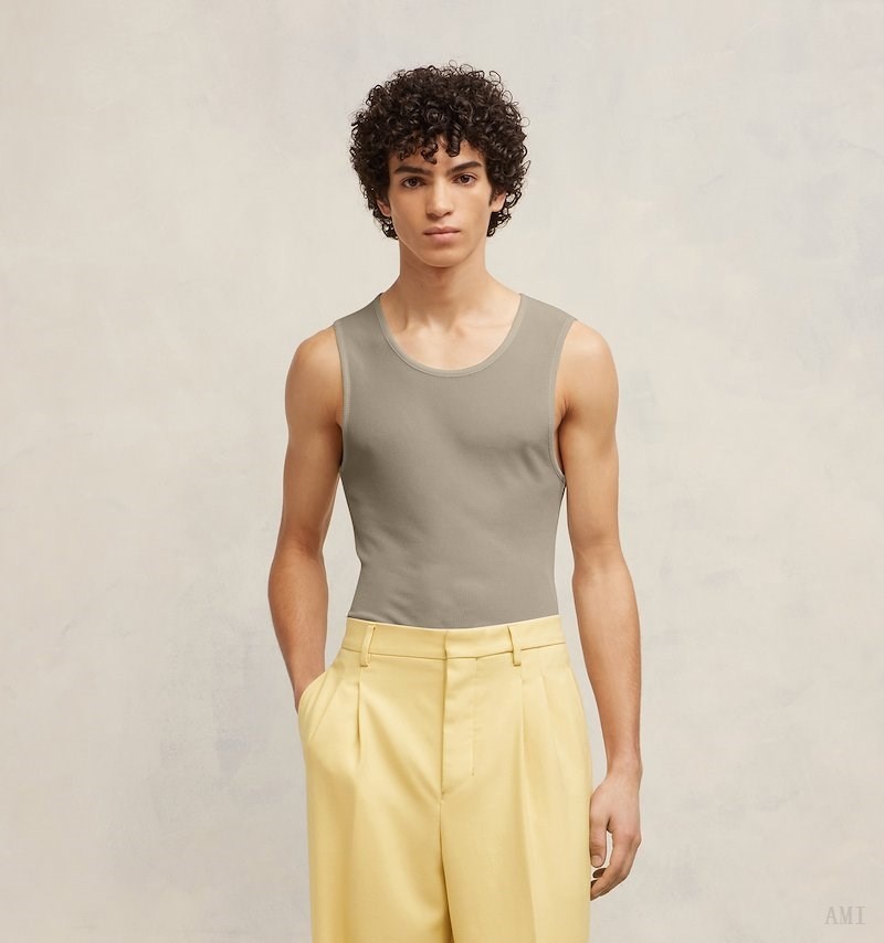 Ami Paris Long Tank top Clay Homme | RBZ-41793246