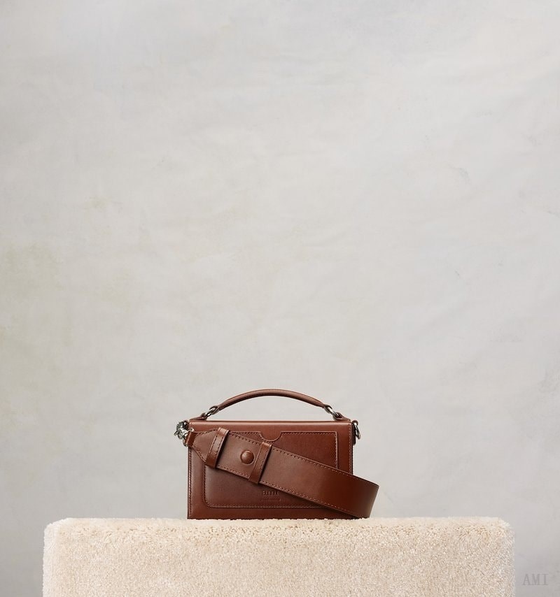 Ami Paris Ami de Coeur Lunch Box Bag Hazelnut Homme | GWG-23203554