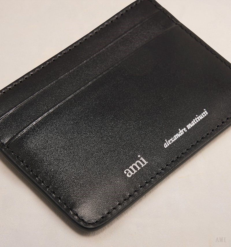 Ami Paris Ami Card Holder Noir Homme | PMJ-98670173