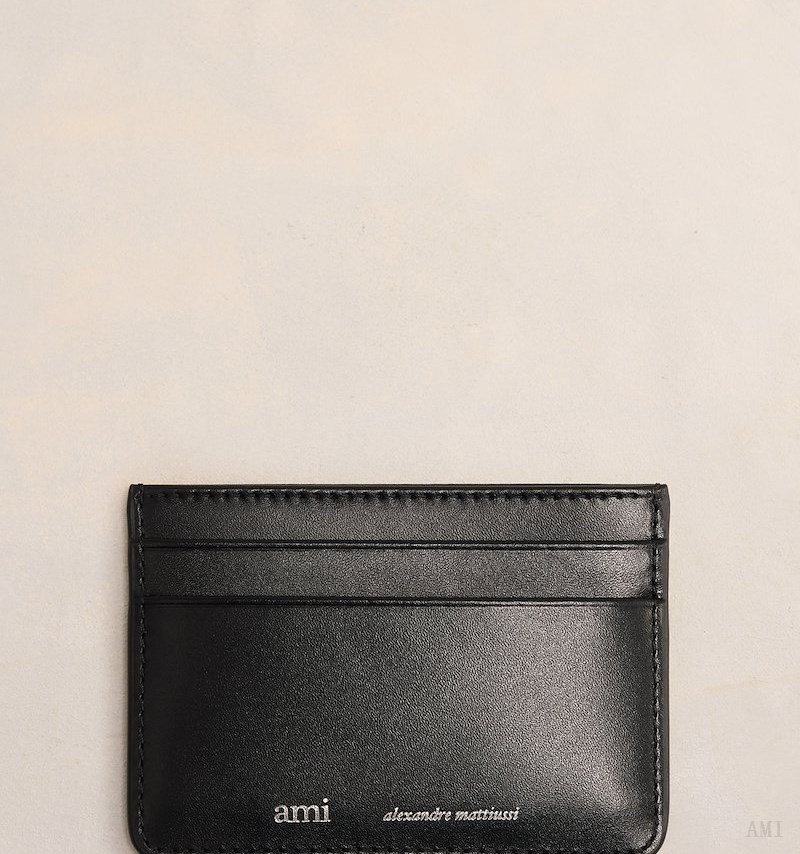 Ami Paris Ami Card Holder Noir Homme | PMJ-98670173