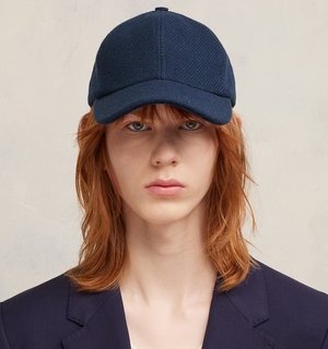 Ami Paris Ami Patch Cap Bleu Homme | HBU-00793511